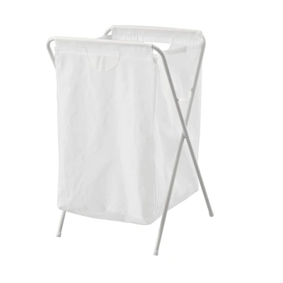 سلة غسيل جال قابلة للطي - 70 لتر - أبيض