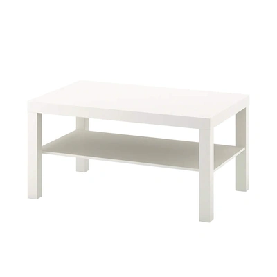 قلة ترابيزة قهوة خشب من ايكيا - أبيض