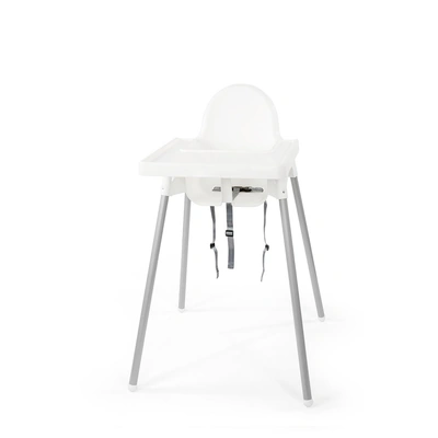 كرسي اطفال مرتفع انتيلوب بصينية من ايكيا - أبيض