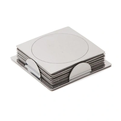 قواعد اكواب ستانلس ستيل ايكيا - 6 قطع - فضي