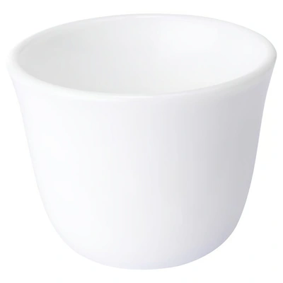 فنجان قهوة زجاج - 7 مل - أبيض