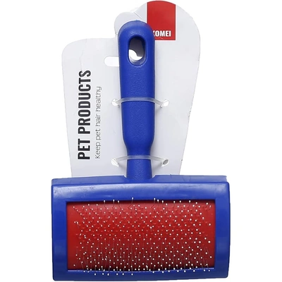 فرشاة كومي للقطط والكلاب - أزرق