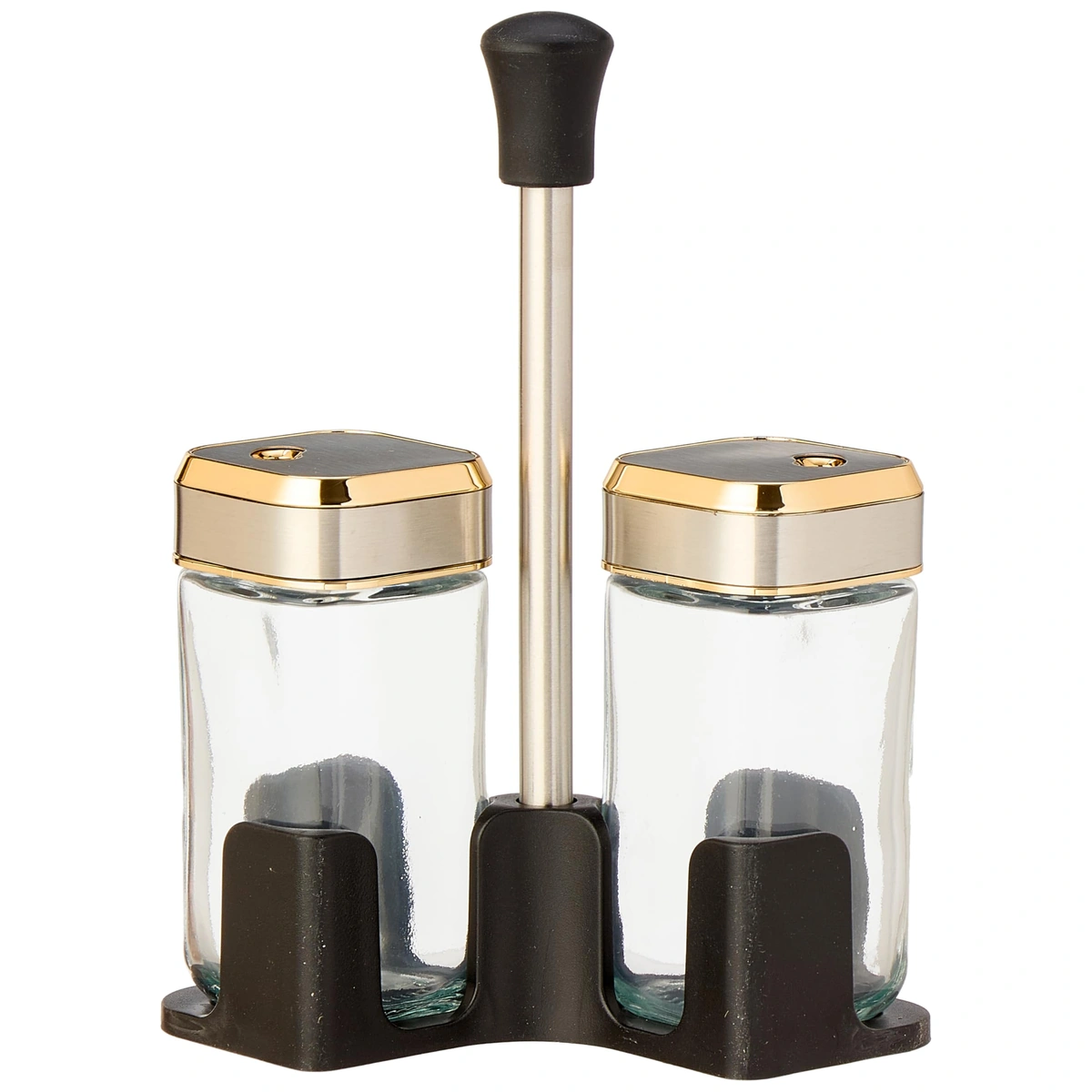 ملاحة للملح والفلفل مع حامل متين