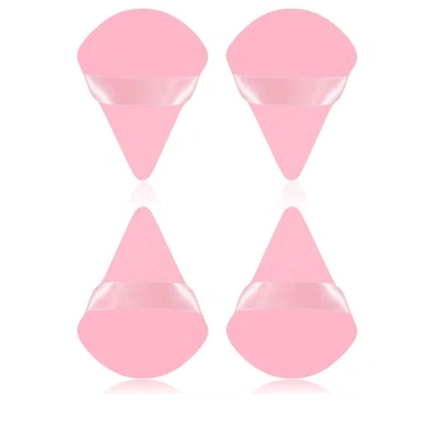 إسفنجة للبودرة السائبة وكريم الأساس - 4 قطع