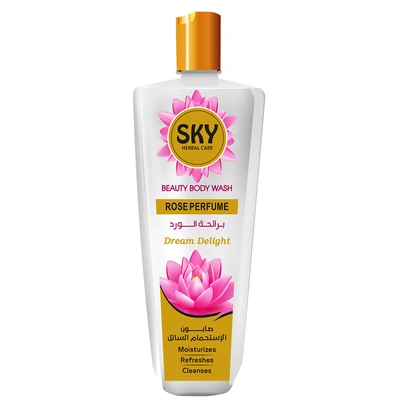 سكاي صابون استحمام برائحة الورد - 1 لتر