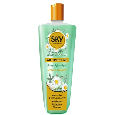 سكاي صابون استحمام برائحة الزهور البرية -  1 لتر