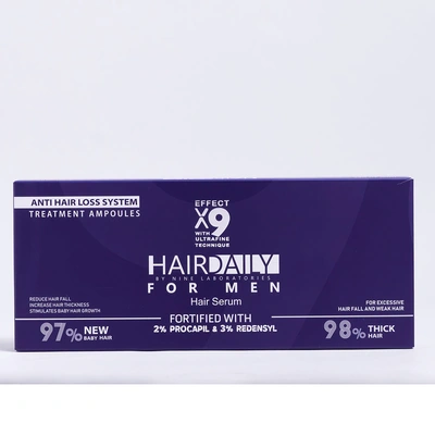 أمبولات الشعر اليومية للرجال من هير ديلي - 5 قطع - 12 مل
