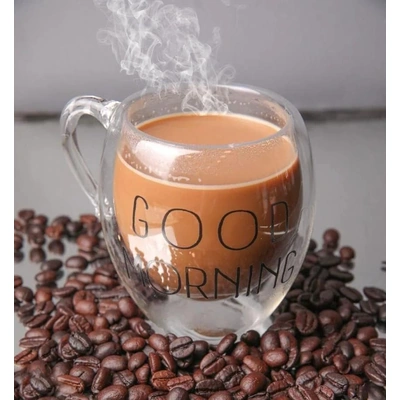 مج بايركس للقهوة مطبوع - Good Morning - 350 مل