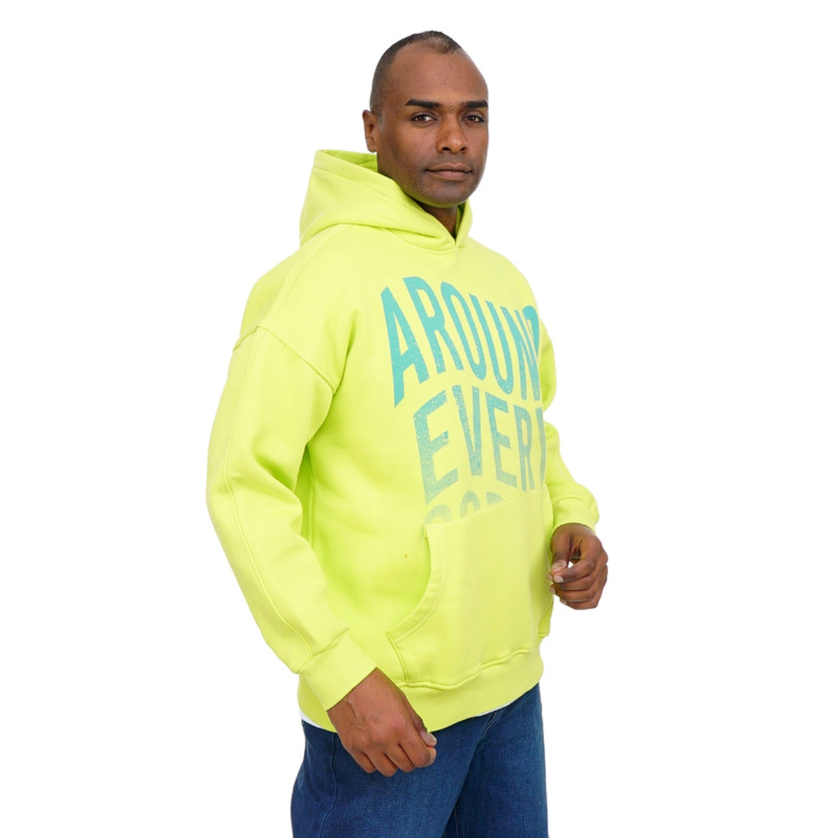 سويت شيرت مطبوع رجالي - Fire Wood