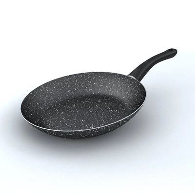 مقلاة جرانيت لازورد - مقاس 26 سم - أسود