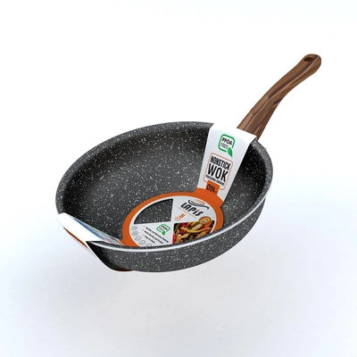 مقلاة عميقة جرانيت من لابيس - مقاس 24 سم - أسود