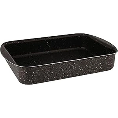 طاجن فرن مستطيل جرانيت من لازورد - 30 سم - أسود