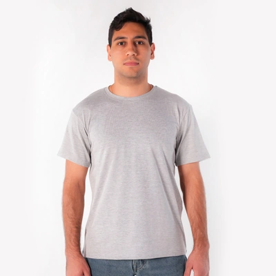 فابريك تيشيرت رجالي مريح - رمادي