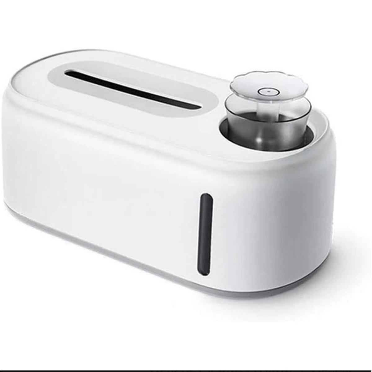 حامل مناديل مع موزع صابون-  210 مل - أبيض