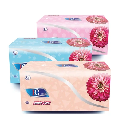 كلاسي مناديل جامبو باك - 500 منديل - 3 قطع