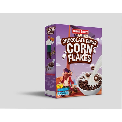 جولدن برييز كورن حلقات الشيكولاتة - 250 جرام