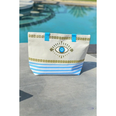 شنطة بحر متعددة الألوان - أزرق B-3