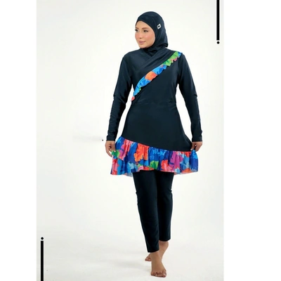 مايوه بوركيني حريمي - كحلي N038