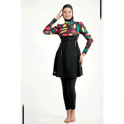 مايوه بوركيني حريمي - أسود NO46