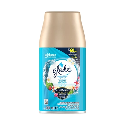 عبوة إعادة تعبئة بخاخ لجهاز معطر جو جليد الأوتوماتيكي - هدوء البحر - 269 مل