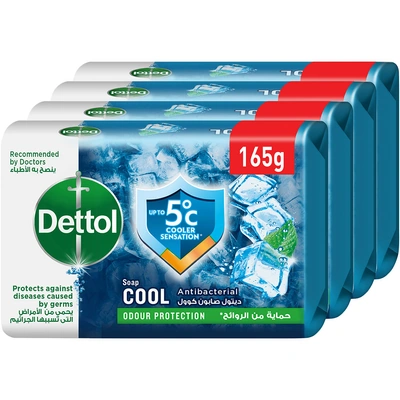 ديتول صابون يد - كوول - 165 جم - 4 قطع