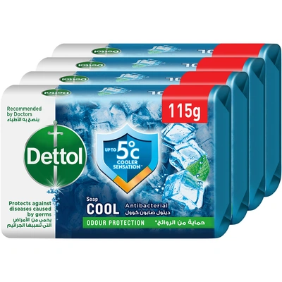 ديتول صابون يد - كوول - 115 جم - 4 قطع
