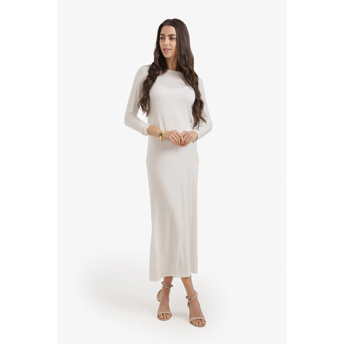 فستان ميدي حريمي فسكوز من كارينا 58414