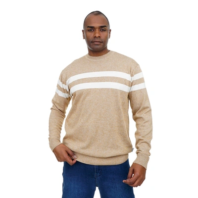 بلوفر صوف رجالي بخطين - 108020025