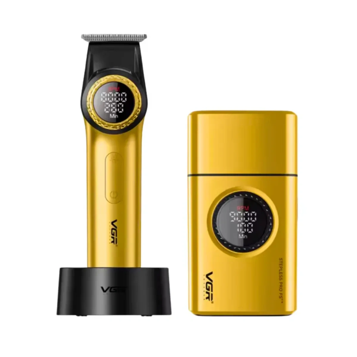 VGR-977 Professional Gold Beard Trimmer - BLDC 8000-9000 RPM