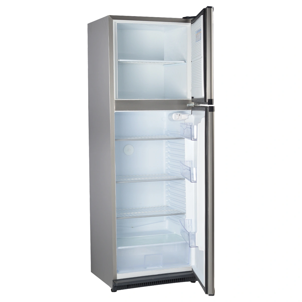 بنجوين ثلاجة ديفروست 2 باب - 14 قدم - 340 لتر - فضي - FG390