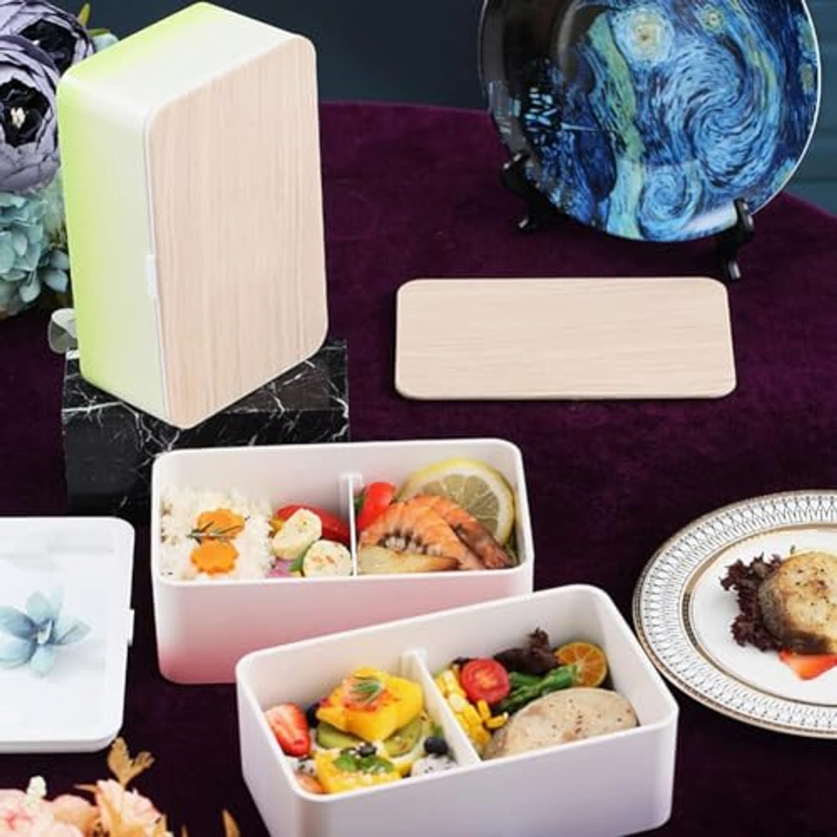 لانش بوكس طراز ياباني مانعة للتسرب - 1000 مل