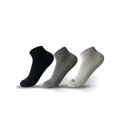 شراب اطفالي أولادي سوكيت من كلوزينا - 3 قطع - ابيض/رمادي/اسود