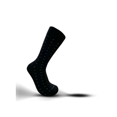 شراب رجالي كلاسيك طويل -  منقط اسود