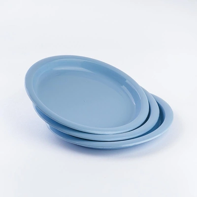 طبق مسطح للكيك والحلويات - 3 قطع - 18.5 سم