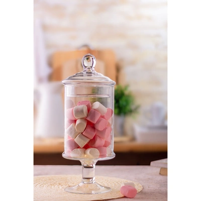 بونبونيرة التان الكبيرة - زجاج شفاف - 33*14