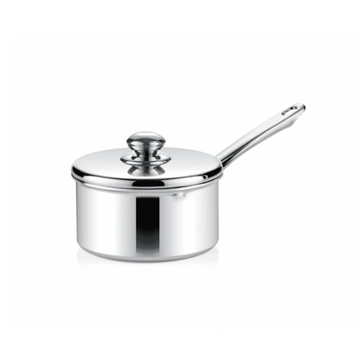 الزنوكى كسـروله بـاور بالغطاء الومنيوم مقاس 16 - فضي