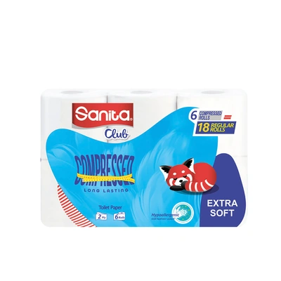 سانيتا كلوب ورق تواليت - 280 منديل - 6 ميجا رول