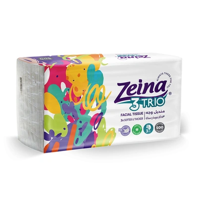 زينه تريو مناديل وجة - 500 منديل