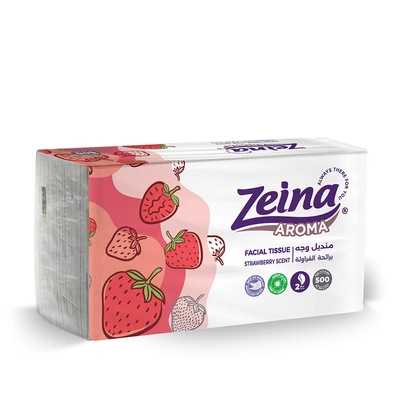 زينه مناديل وجه فراولة - 500 منديل