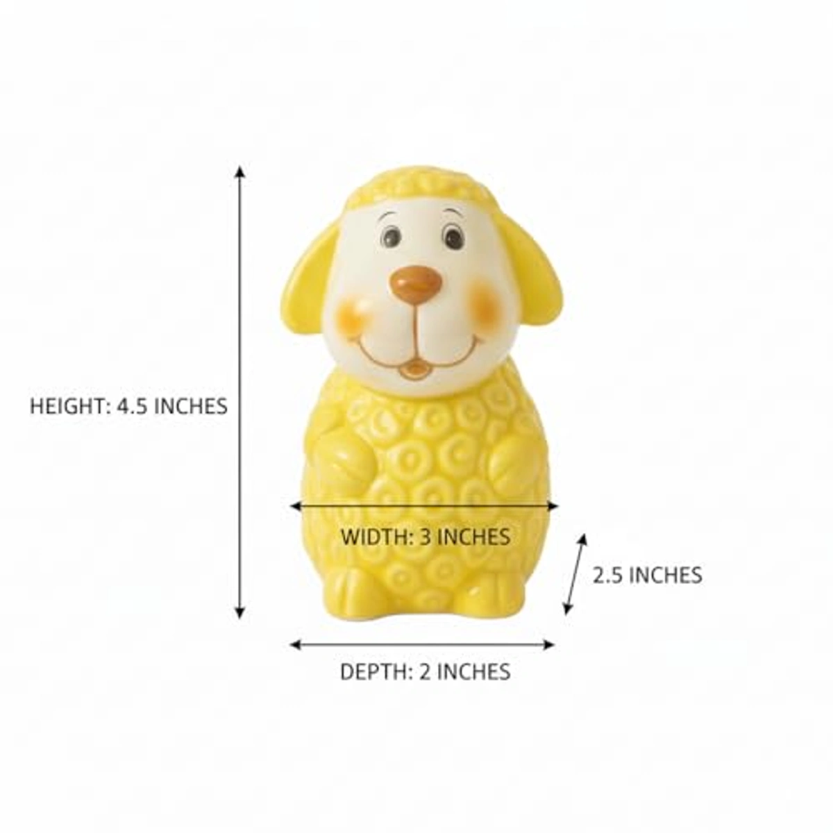 ملاحة للفلفل والملح سيراميل شكل خروف - TT-1328