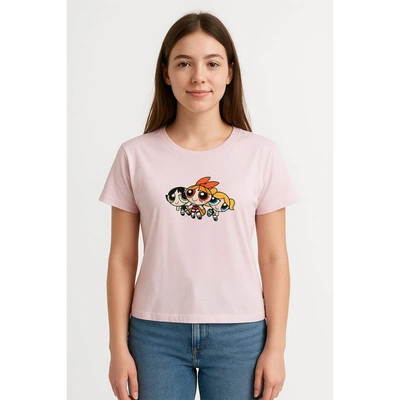 نيشيرت بناتي نصف كم - بينك