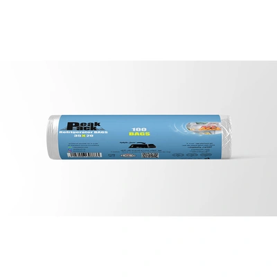 رول أكياس ثلاجة شفاف من بيك باك - 100 كيس- 20 سم * 35 سم