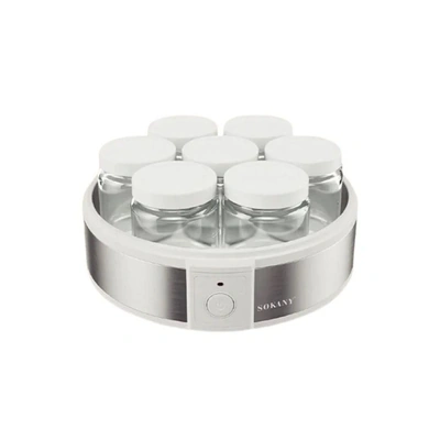 ماكينة صنع الزبادي بجسم من الستانلس ستيل سوكاني - 7 أكواب