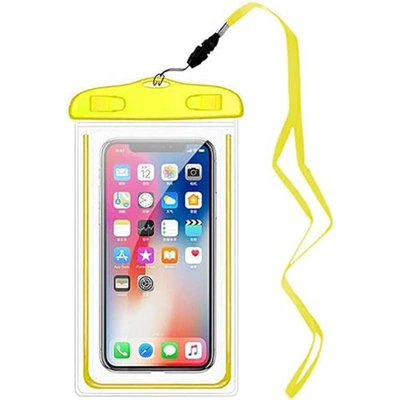 جراب موبايل واقى للمياه - أصفر
