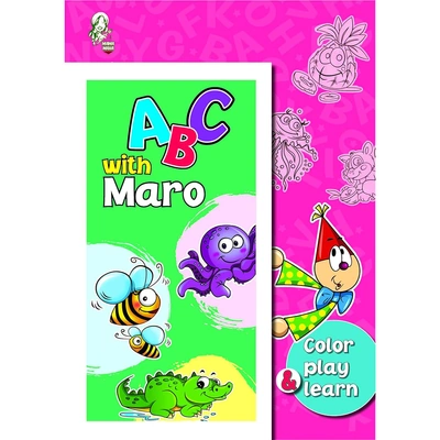 كتاب تلوين ورسم وتعليم الحروف الانجليزية مع مارو ماما مها