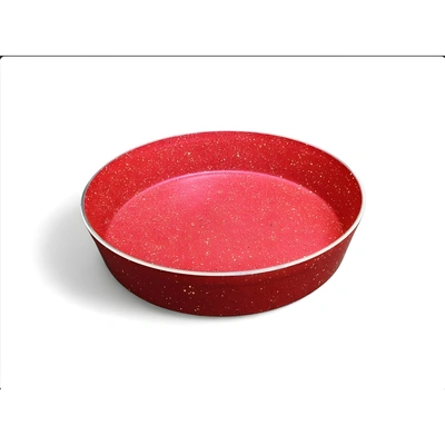 صينية خبز جرانيت - 30 سم - أحمر