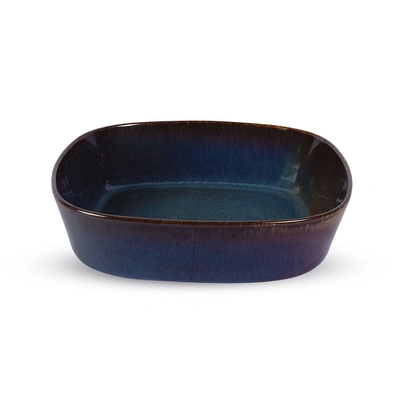 صينية فرن مربعة بورسلين - 25 سم - كحلي