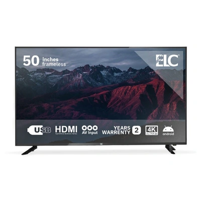 تلفزيون ELC - 50 بوصة - LED - 4K UHD - سمارت - أندرويد - بدون إطار - 50Z1TS