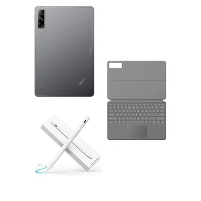 بادInfinix XPAD GT - سعة 8 /256 جيجابايت - وواي فاي فقط مع لوحة مفاتيح وقلم رصاص - لون رمادي ستيلر