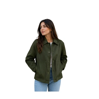 جاكيت ميتشا كلاسيك حريمي - مقاس XL - أخضر